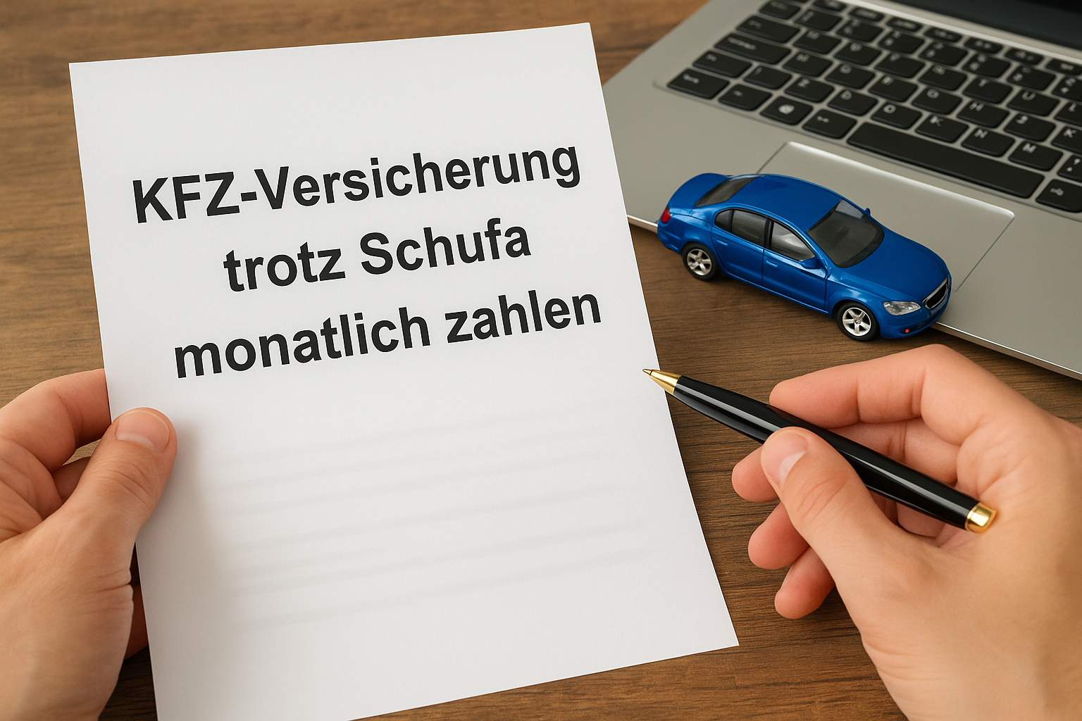 KFZ Versicherung trotz Schufa monatlich zahlen
