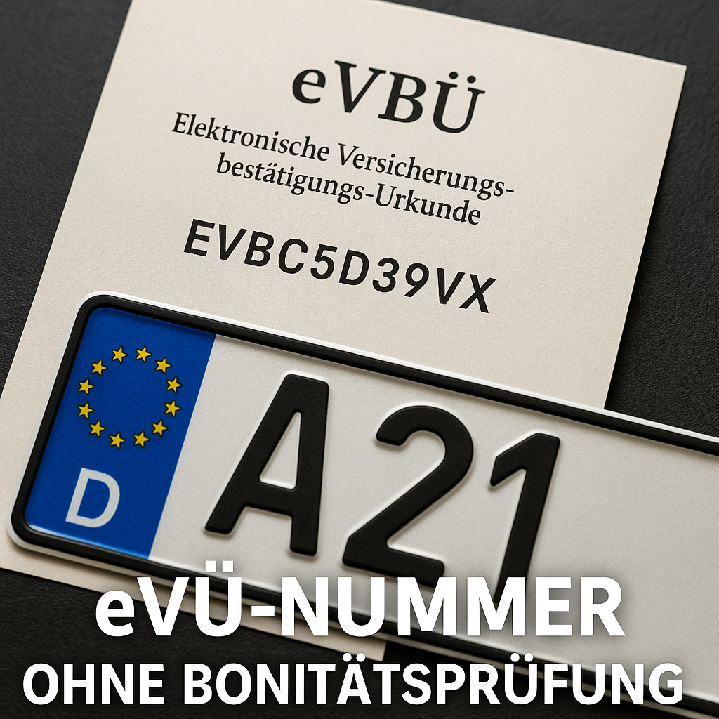 eVBÜ Nummer ohne Bonitätsprüfung